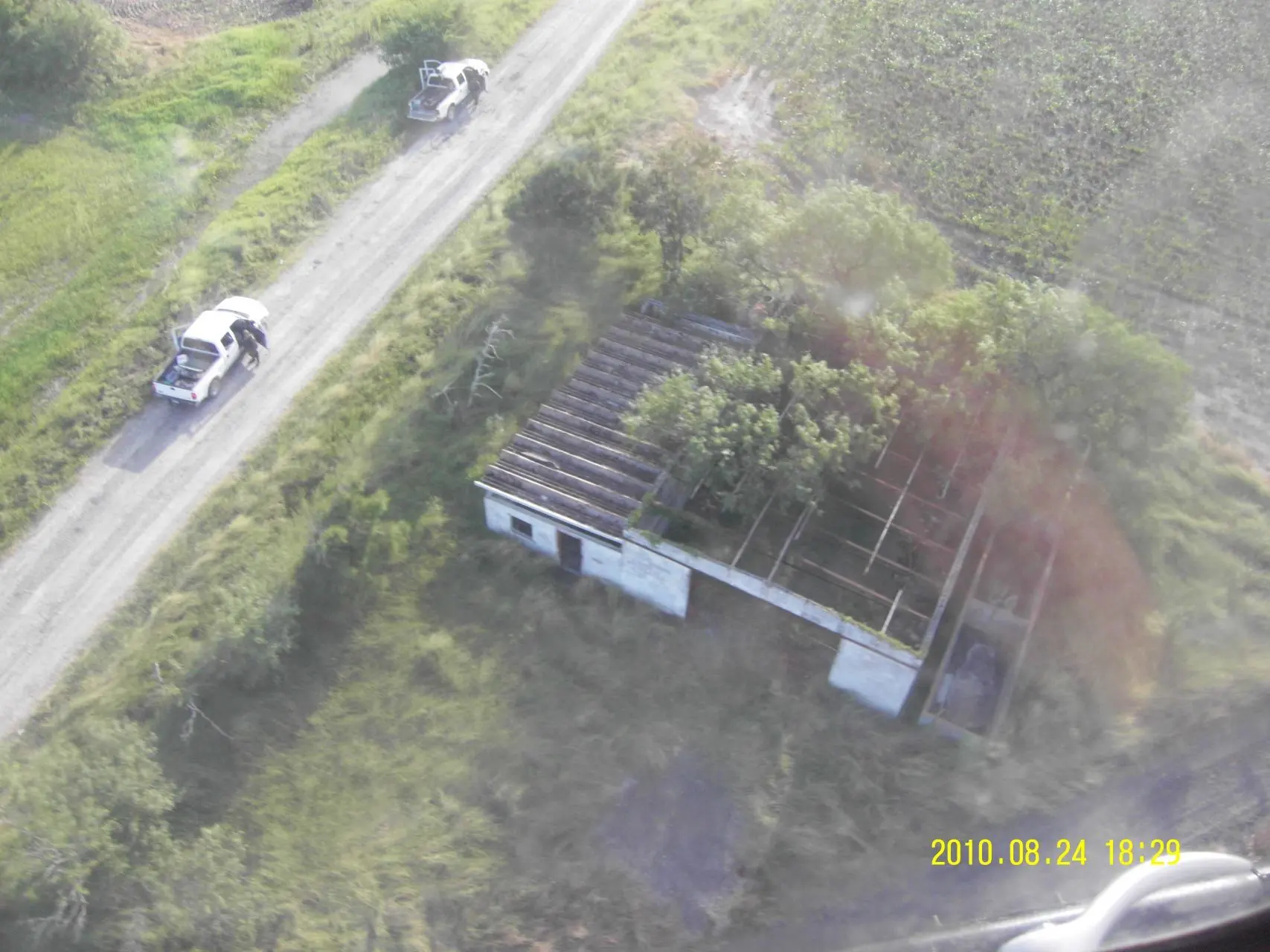 El predio donde se cometió la masacre de San Fernando. Foto: Secretaría de Marina (Cuartoscuro).