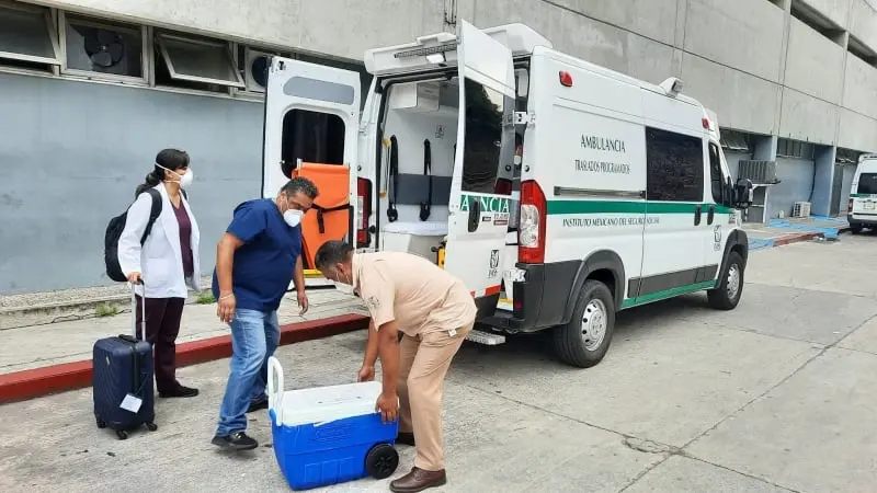 Los órganos fueron enviados a hospitales de CDMX y Edomex (@IMSS_Mor)