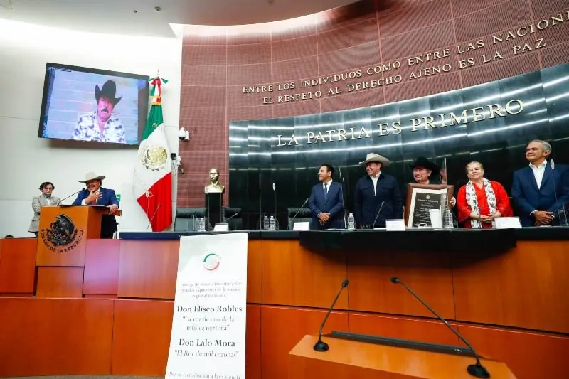 Lalo Mora estuvo presente por videollamada (@senadomexicano)