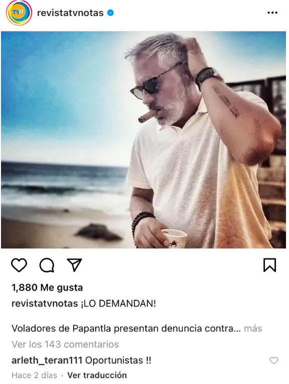 Arleth Terán defiende a Arath de la Torre Foto: Instagram