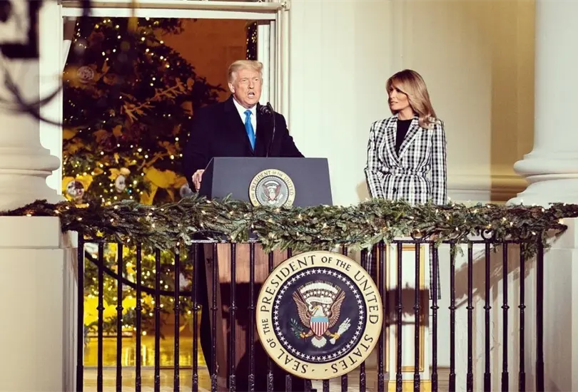 Melania, esposa de Donald Trump, desaprueba violencia en el Capitolio