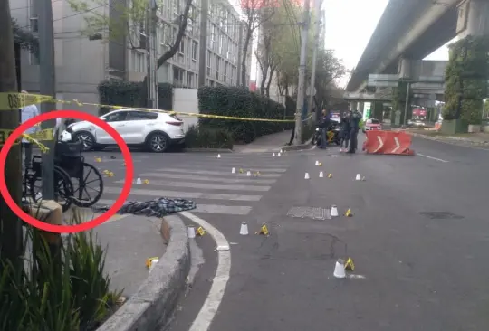 #VIDEO Sujeto en silla de ruedas asesina a hombre en CDMX