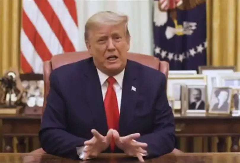 Trump desaprueba violencia en el Capitolio &iexcl;una semana despu&eacute;s!