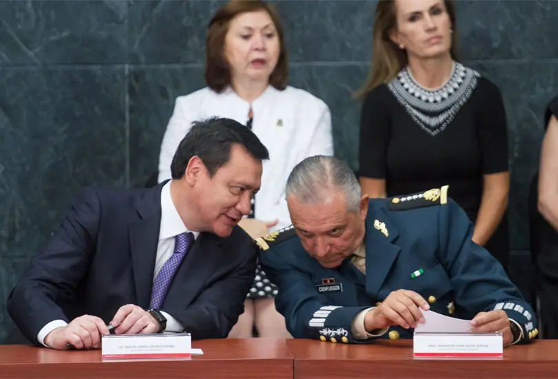 Osorio Chong celebra que Cienfuegos haya sido exonerado
