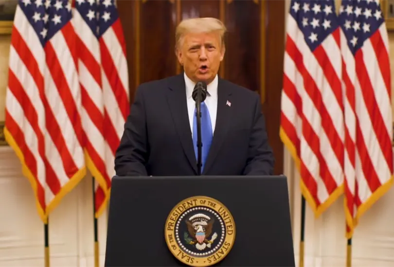 Trump ofrece discurso de despedida; Biden toma posesi&oacute;n ma&ntilde;ana