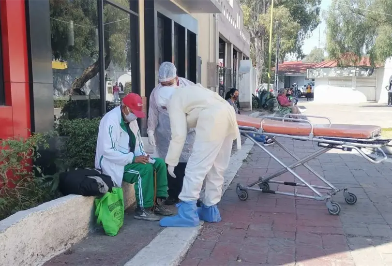Abandonan a persona de la tercera edad por tener Covid-19 Abandonan a persona de la tercera edad por tener Covid-19