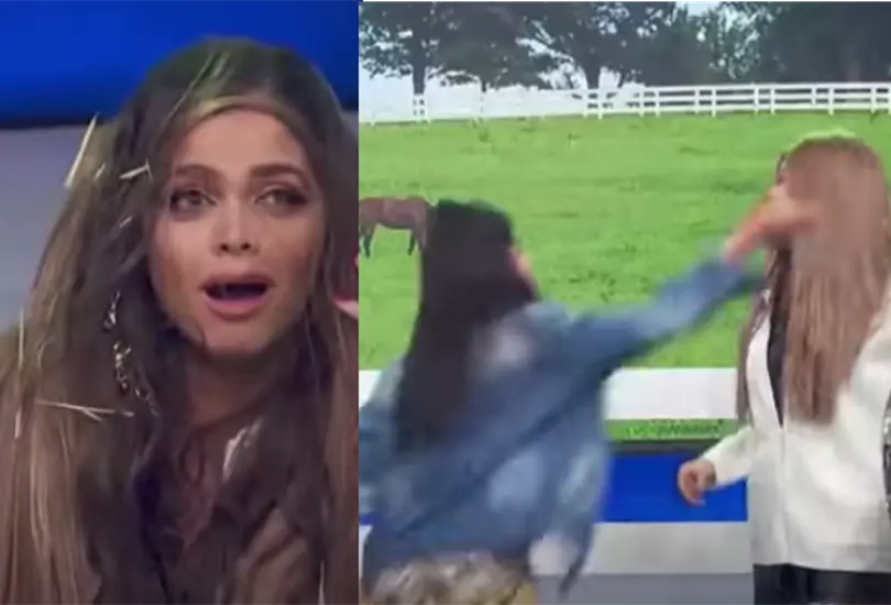 Andrea Escalona abofetea a Marisol Gonz&aacute;lez y termina en el piso