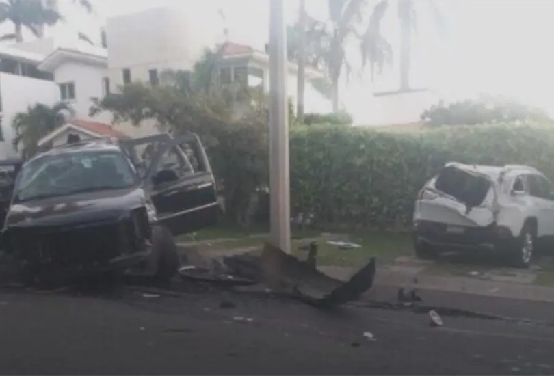 Hijo de La G&uuml;ereja provoca accidente por manejar ebrio