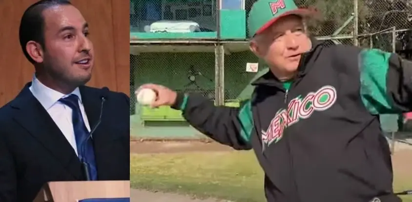 PAN critica a AMLO por jugar b&eacute;isbol; la gente se muere, dicen