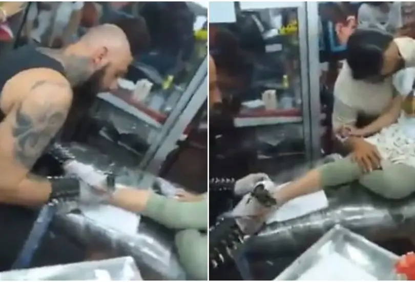 Pese al dolor que sent&iacute;a, ni&ntilde;a es tatuada con autorizaci&oacute;n de sus padres