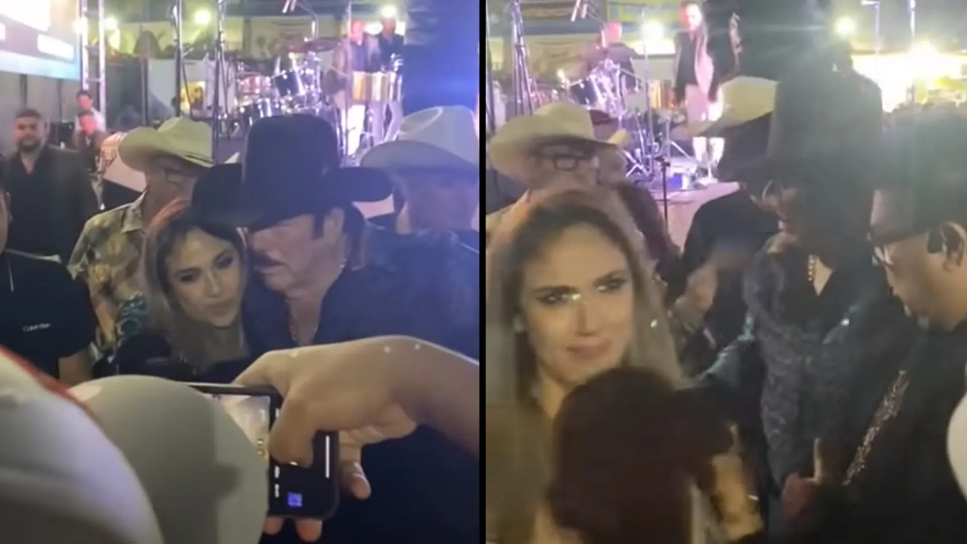 Lalo Mora en uno de los videos donde manosea a una fan (Especial)