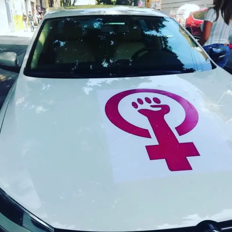 La activista Diana Luz presentó la 'Patrulla Feminista' (@DianaLuzVa)