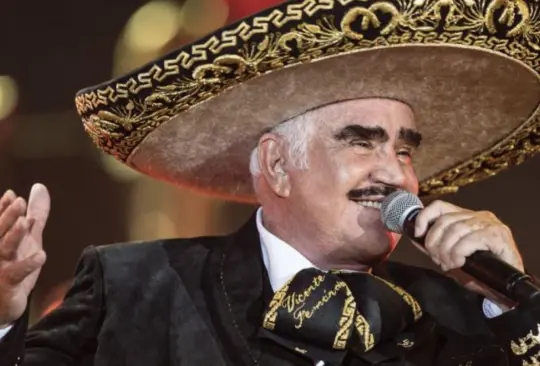 Así luce Vicente Fernández sin bigote