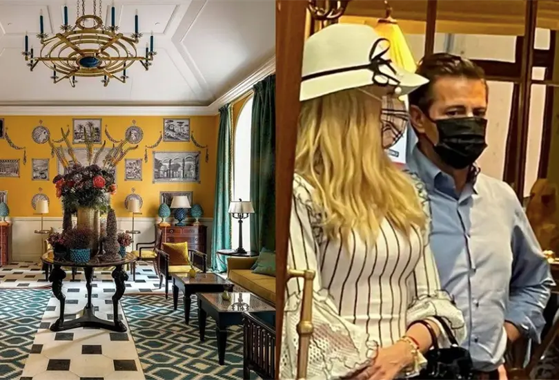 As&iacute; es el lujoso hotel en el que Pe&ntilde;a y Tania Ruiz fueron captados en Roma