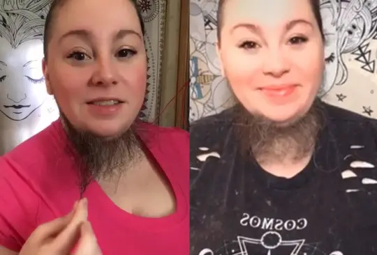 Mujer con barba gana miles de dólares y es sensación en TikTok