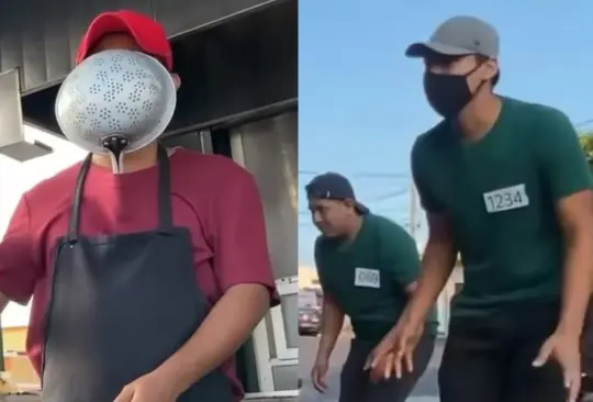 Taquería veracruzana hace parodia de El Juego del Calamar Taquería veracruzana hace parodia de El Juego del Calamar