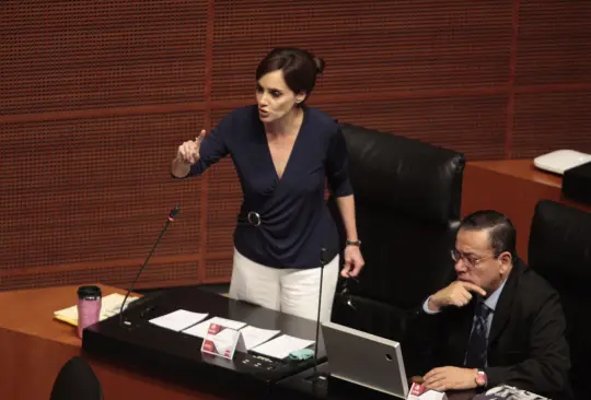 Lilly Téllez señala a senador morenista por amenazas contra su hijo Lilly Téllez señala a senador morenista por amenazas contra su hijo