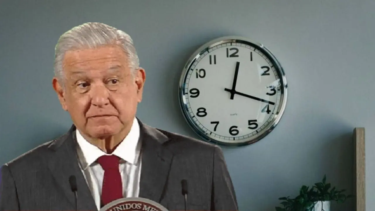 AMLO respalda horario de invierno pese a quejas de la población. Foto: especial.