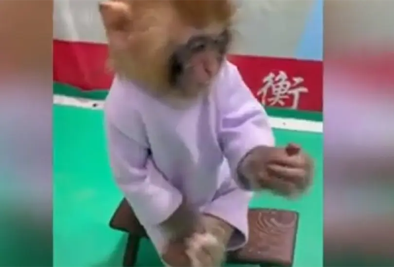 Zool&oacute;gico desata indignaci&oacute;n por obligar a fumar a un mono para supuesta campa&ntilde;a