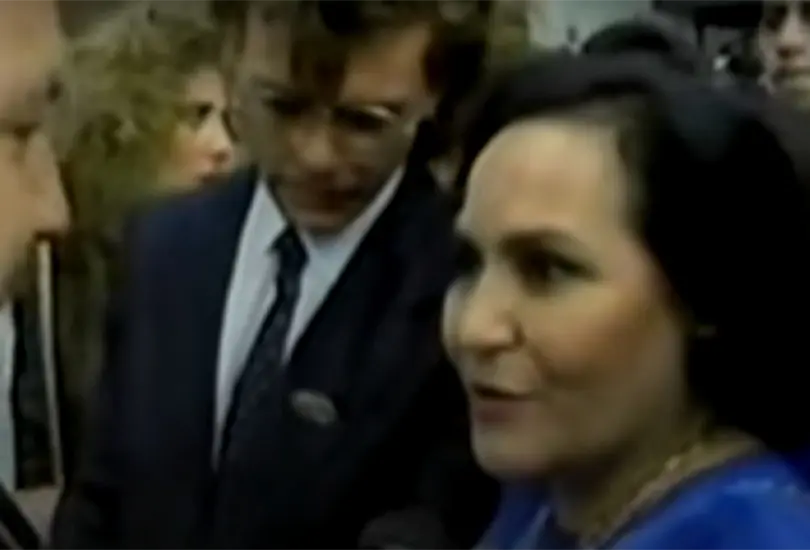 Reviven video de Carmen Salinas en la toma de protesta de Salinas de Gortari