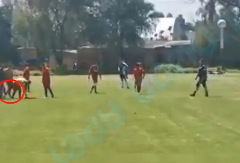 Filtran video de Octavio Ocaña amenazando con un arma a equipo de futbol durante partido en CDMX Filtran video de Octavio Ocaña amenazando con un arma a equipo de futbol durante partido en CDMX