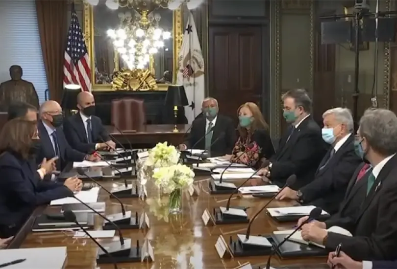 Tenemos que invertir para que haya trabajo en Am&eacute;rica Central: las palabras de AMLO a Kamala Harris