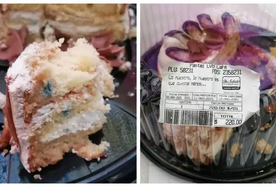 Clienta acusa a supermercado de venderle un pastel echado a perder Clienta acusa a supermercado de venderle un pastel echado a perder