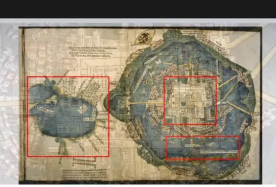 Este es el primer mapa de la Ciudad de México, publicado en 1524