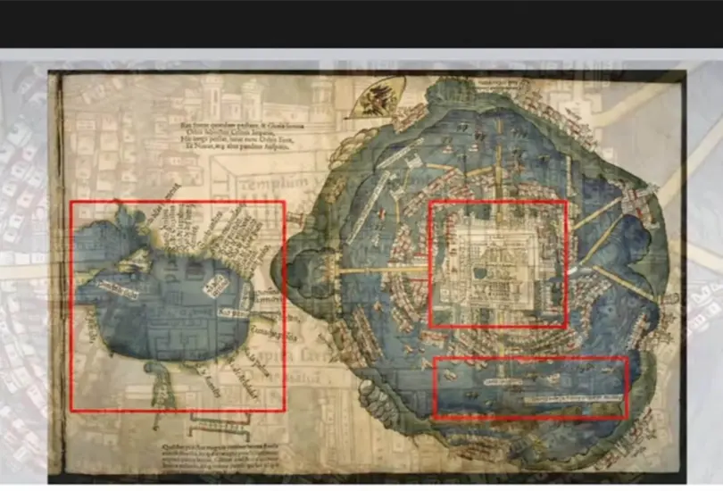 Este es el primer mapa de la Ciudad de M&eacute;xico, publicado en 1524