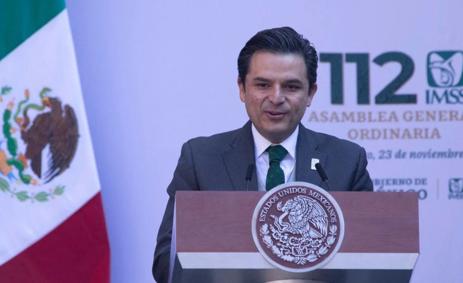 Zoé Robledo, director general del IMSS. Foto: Presidencia.
