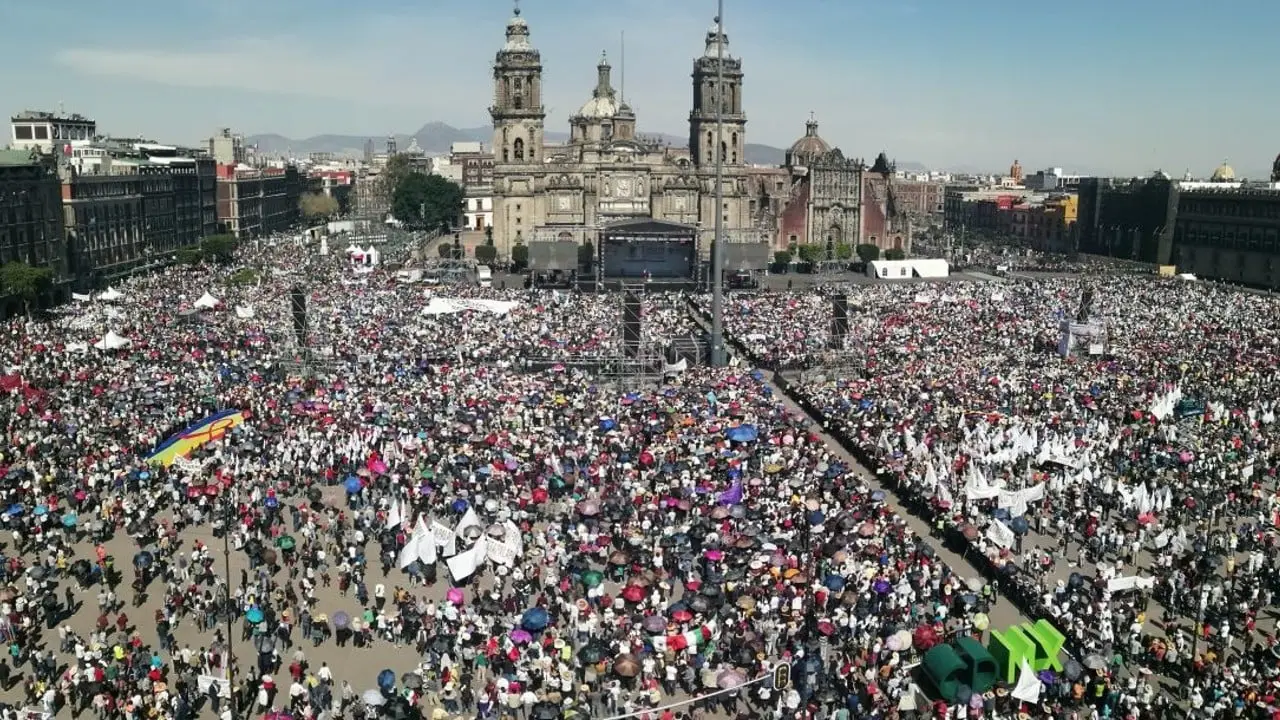 ¿Cuándo y a qué hora será el informe de AMLO en el Zócalo? Foto: Moisés Pablo (Cuartoscuro).