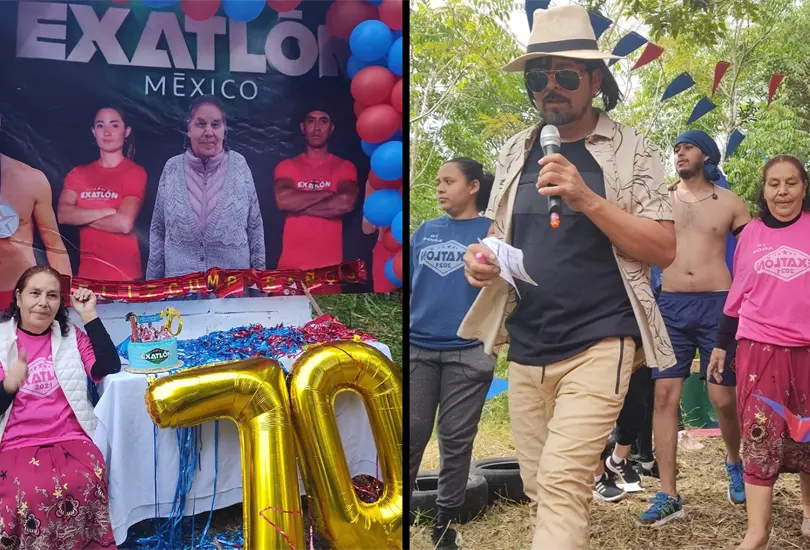 Mujer celebra sus 70 años con fiesta temática del Exatlón Mujer celebra sus 70 años con fiesta temática del Exatlón