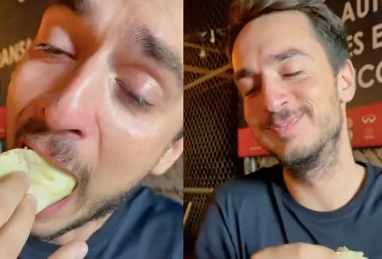 Alemán llora al probar tacos por primera vez y el video se hace viral: Tacos son vida