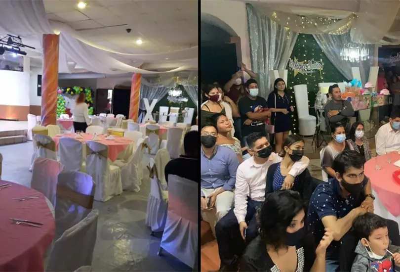 Invitados plantan a quinceañera en fiesta, se hace viral y vecinos llenan el salón Invitados plantan a quinceañera en fiesta, se hace viral y vecinos llenan el salón