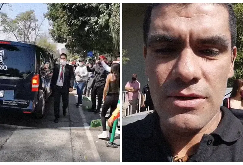 Es mi mam&aacute;, no Vicente Fern&aacute;ndez: Reporteros persiguen la carroza equivocada 