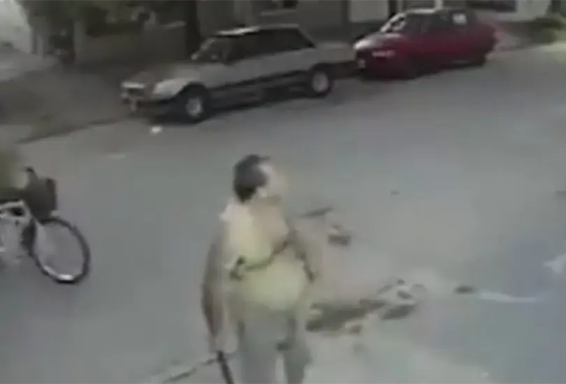 Sorprende a ladr&oacute;n robando y lo obliga a pedir perd&oacute;n frente a c&aacute;mara de seguridad