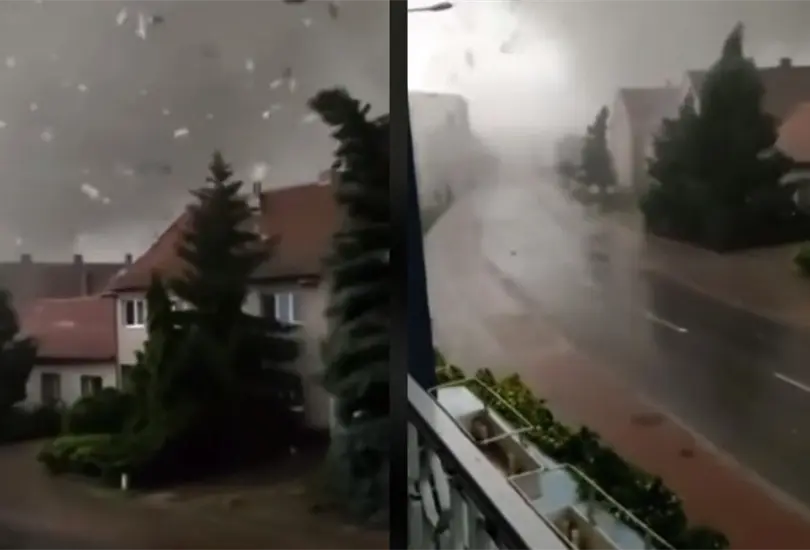 As&iacute; se ve un tornado desde el interior; video de TikTok se vuelve viral en la red