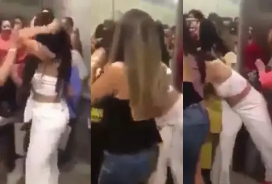 VIDEO: Posada de empresa termina en riña entre dos mujeres por culpa del jefe