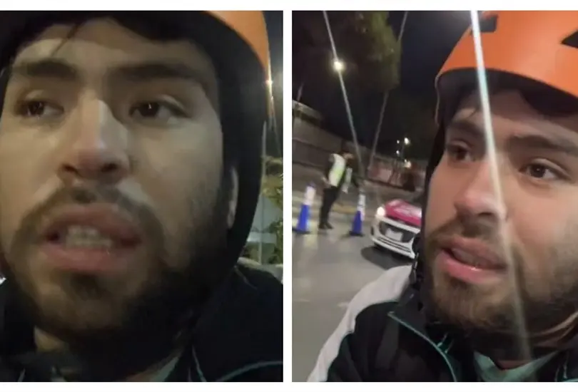 Ciclista ebrio presume que ellos no tienen que pasar por el alcoholímetro Ciclista ebrio presume que ellos no tienen que pasar por el alcoholímetro