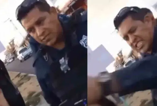 Policía de Tlaxcala golpea a motociclista porque lo grababa | Video viral Policía de Tlaxcala golpea a motociclista porque lo grababa | Video viral