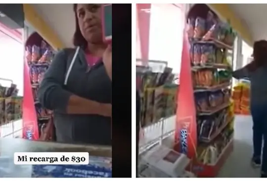 Me regresas mis 30 pesos, mujer se roba unas papas porque no le llegó su recarga