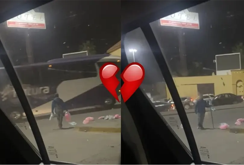 Hombre desesperado tira todos sus algodones de az&uacute;car al no vender ninguno | VIDEO VIRAL