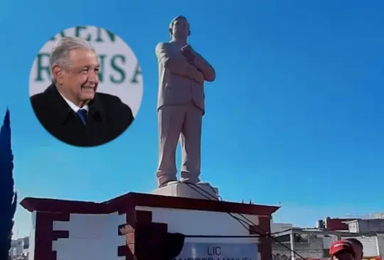Develan estatua de AMLO en Atlacomulco, cuna del PRI | FOTOS Develan estatua de AMLO en Atlacomulco, cuna del PRI | FOTOS