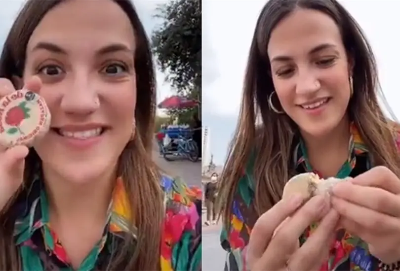 VIDEO: Extranjera prueba un mazap&aacute;n por primera vez y su reacci&oacute;n se hace viral