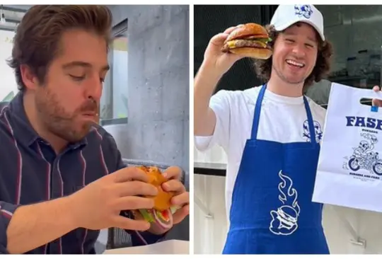 Parece una sandalia, chef critica las hamburguesas de Luisito Comunica