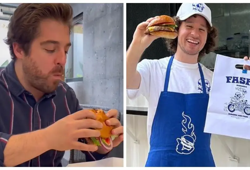 Parece una sandalia, chef critica las hamburguesas de Luisito Comunica