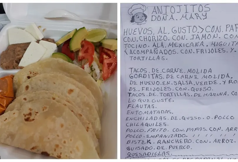 Local conmueve por sus men&uacute;s escritos a mano y los ayudan a mejorarlos 