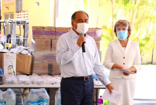 Distribuye Gobierno de Guerrero insumos donados por empresas a hospitales Covid Distribuye Gobierno de Guerrero insumos donados por empresas a hospitales Covid