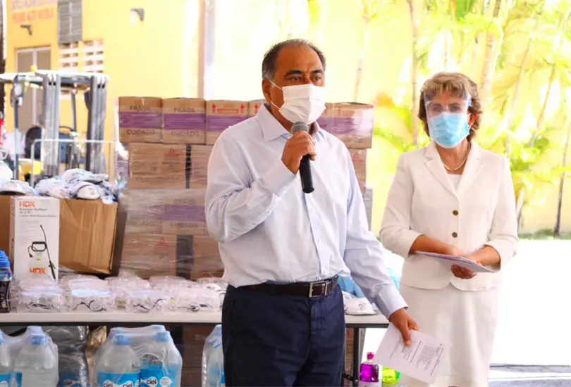 Distribuye Gobierno de Guerrero insumos donados por empresas a hospitales Covid 