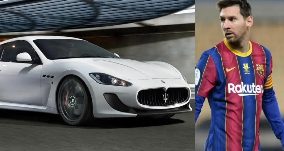 Los autos de lujo de Messi